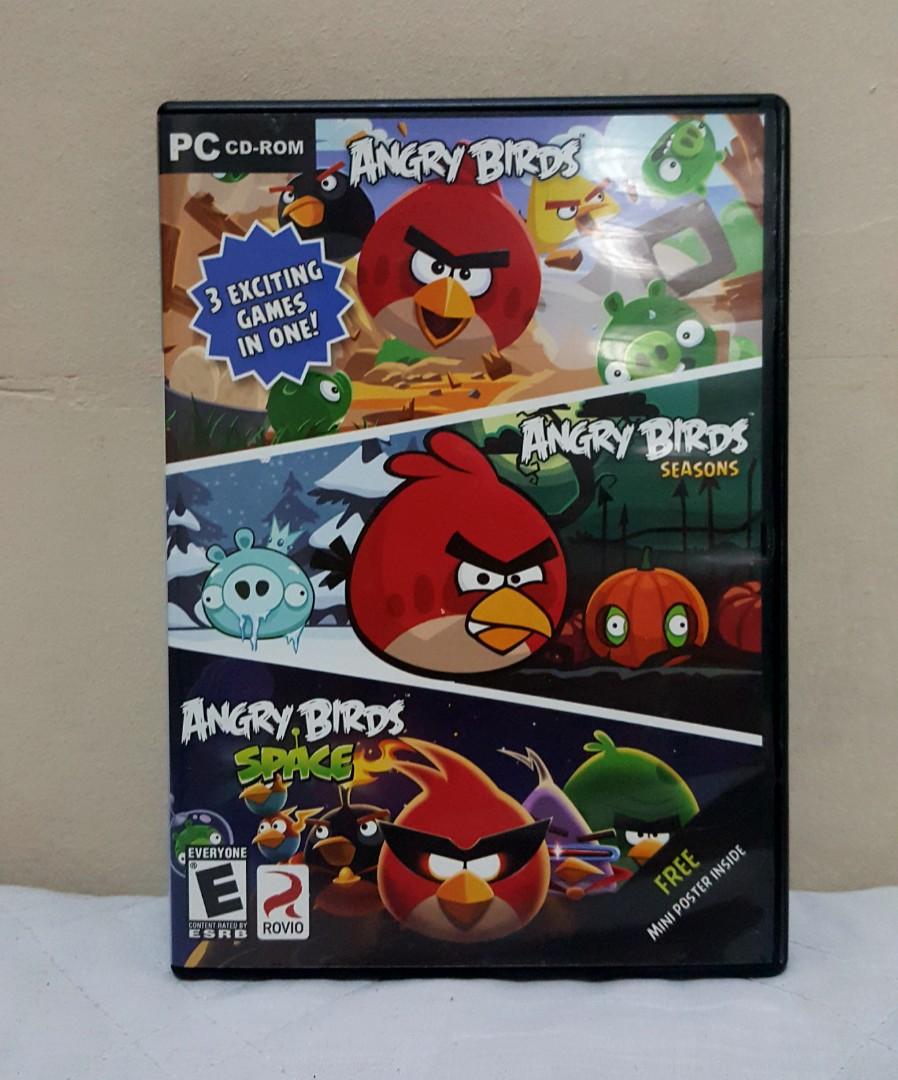 PC Game Angry Birds Trilogy (3 CDs), Video Gaming, Video Games, Xbox on