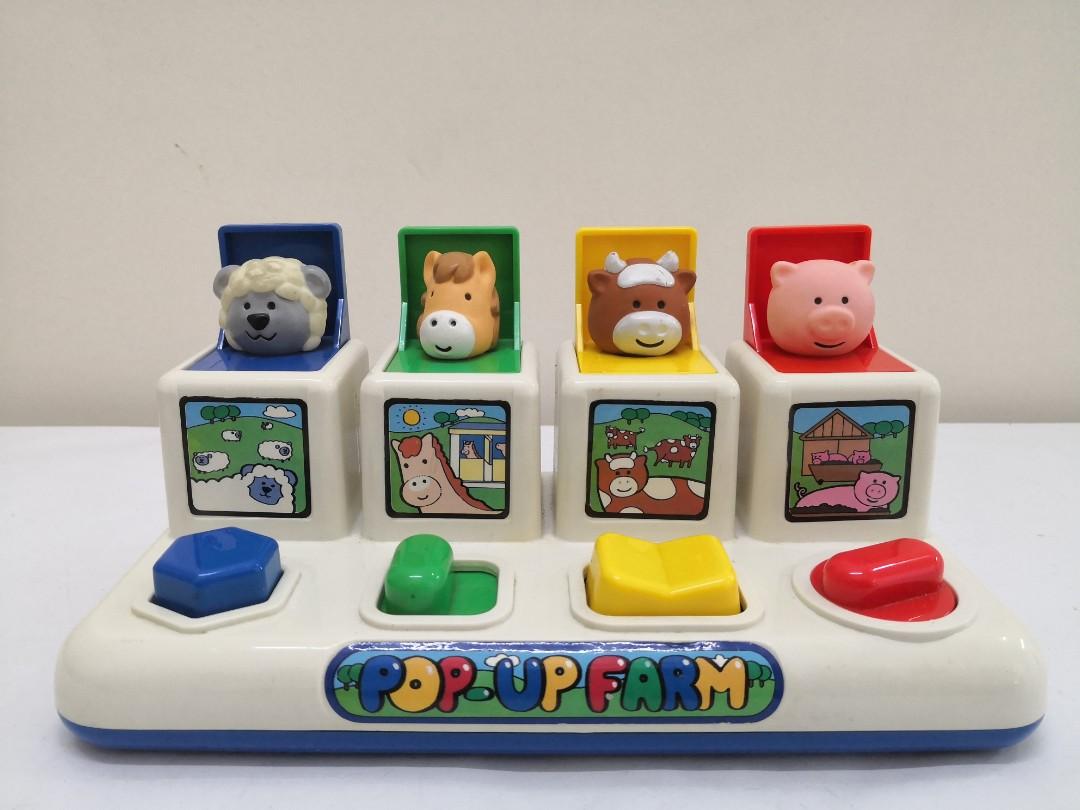 Pop up farm toy on sale
