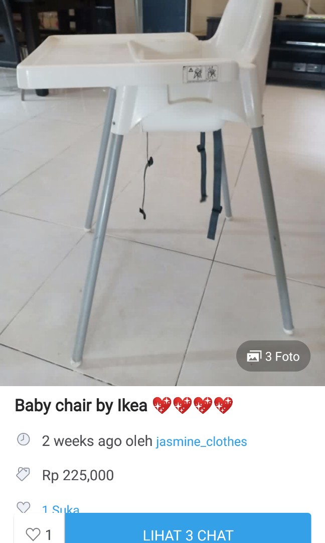 Harga baby chair 2025 ikea