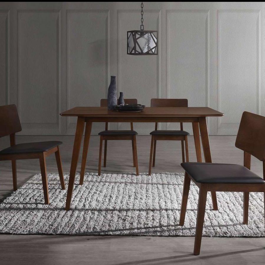 Sakura Solid Wood Dining Table On Sale Furniture Tables Chairs On Carousell