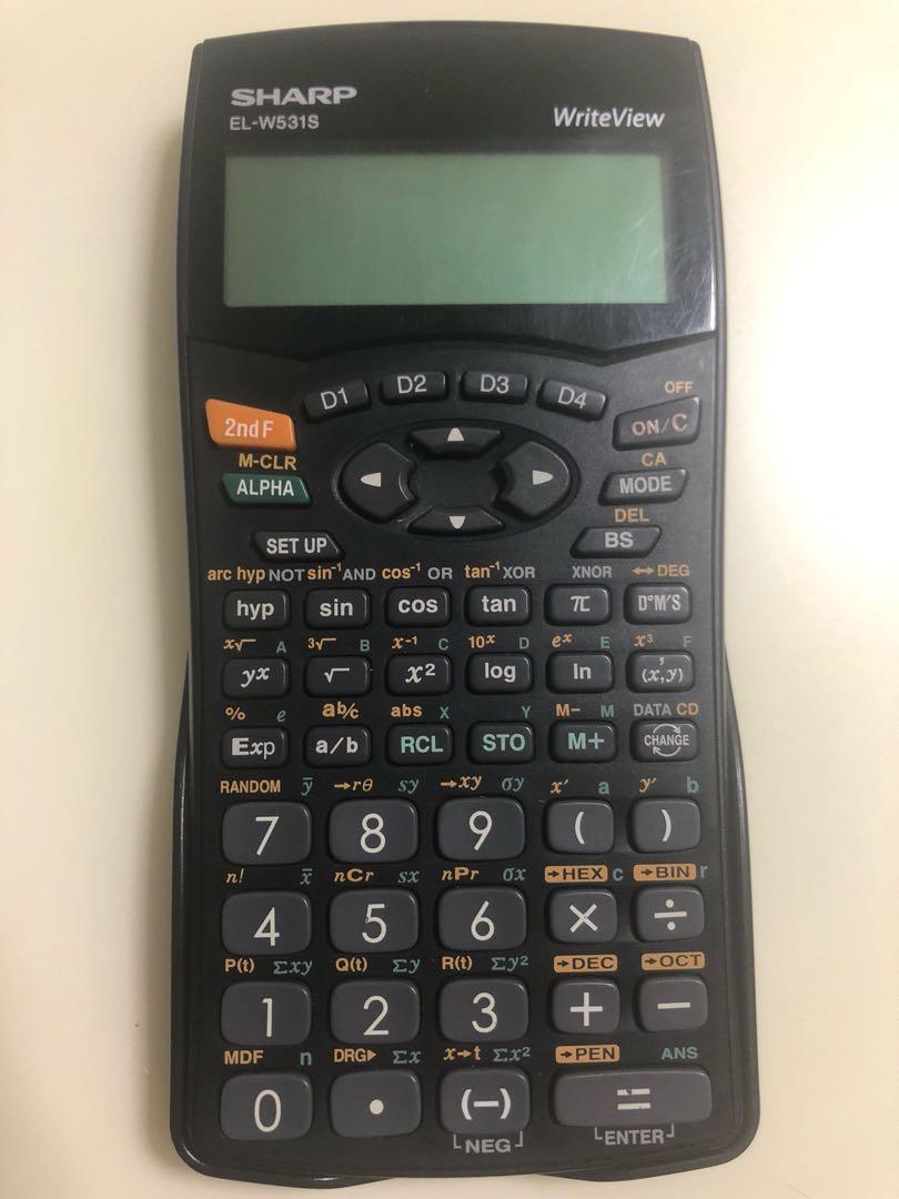 Sharp Scientific Calculator Elw531s Electronics Others On Carousell