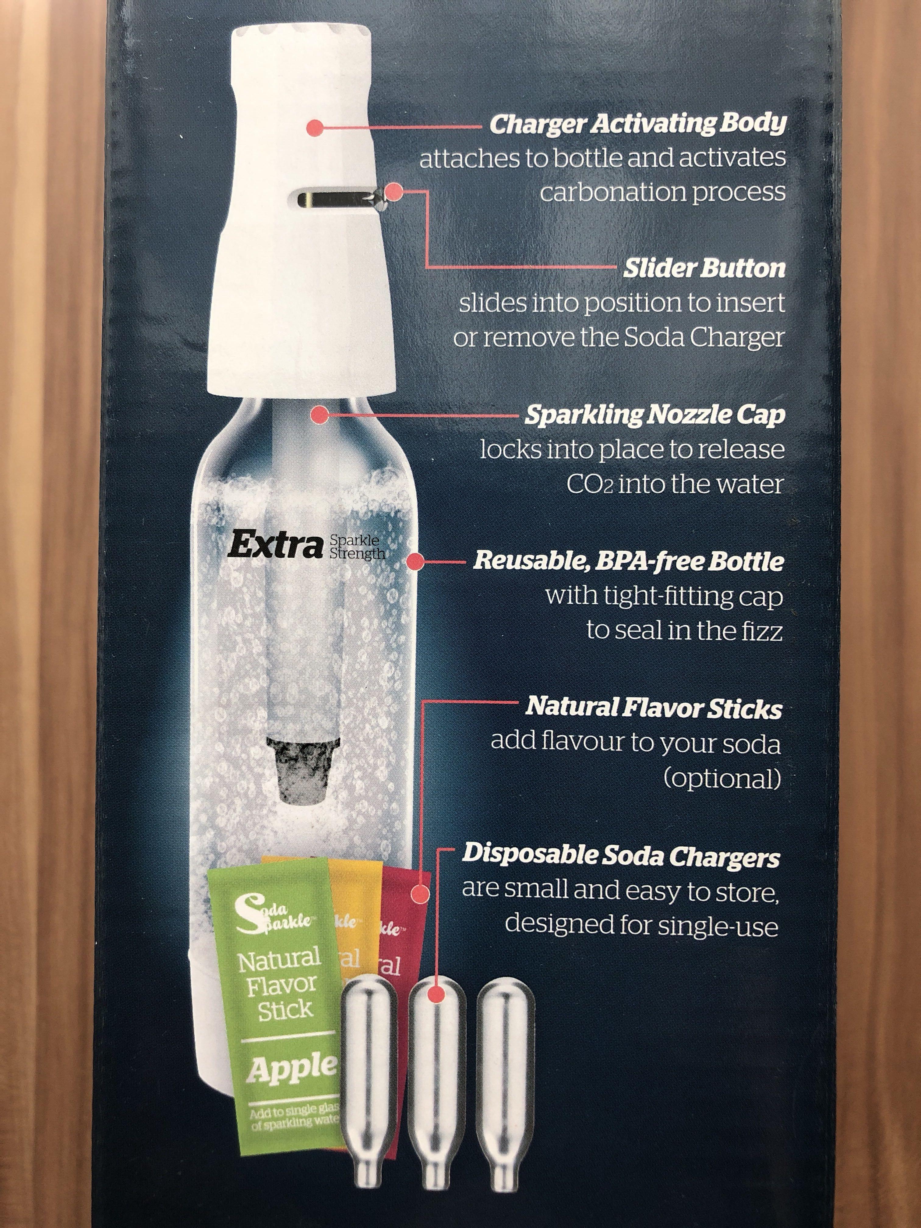 Soda Sparkle Home Soda Maker, Food & Drinks, Beverages on Carousell