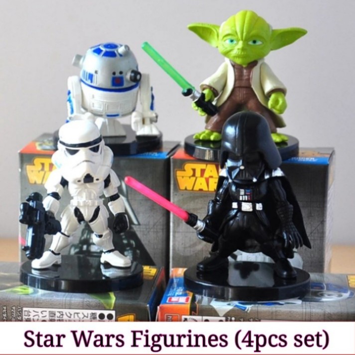 4pcs/set Star Wars Converge PVC Figure Toy Gift #2