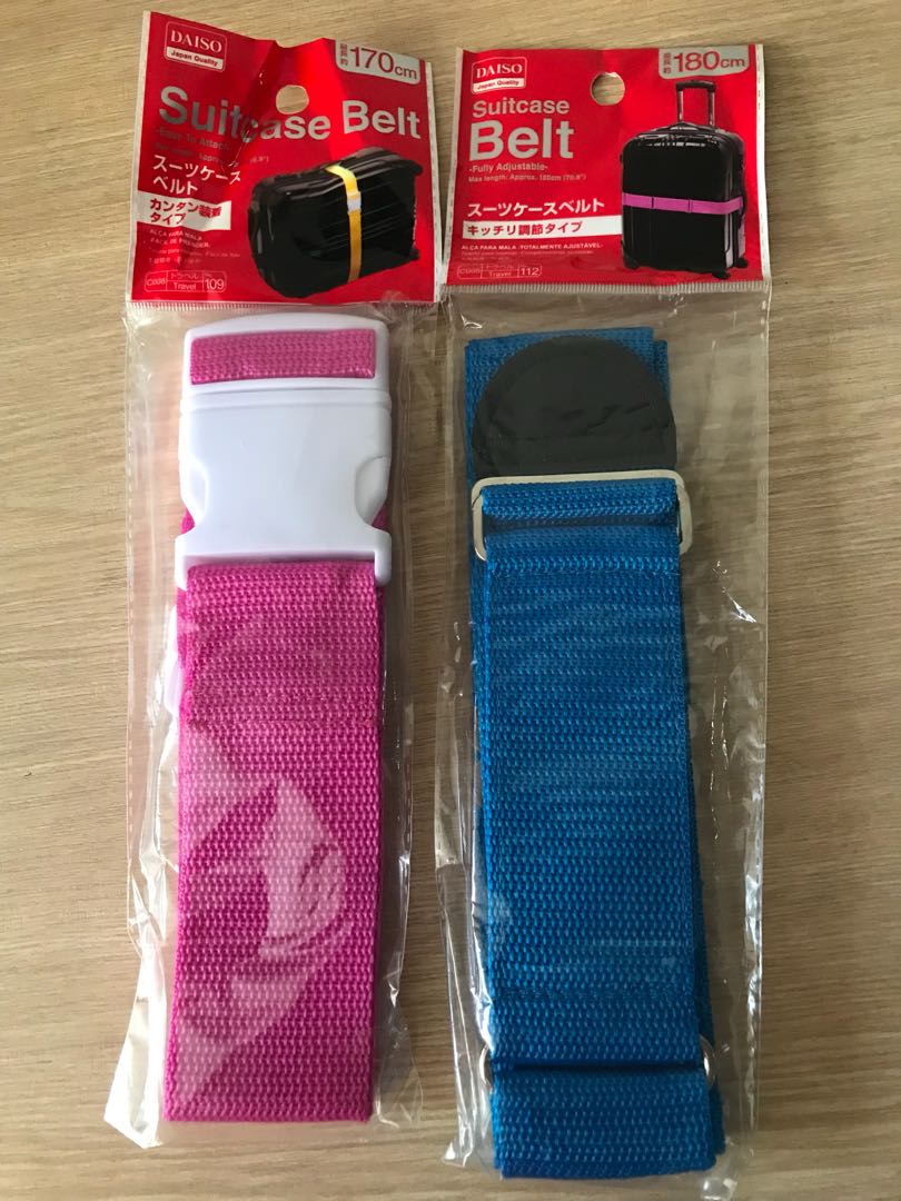 Daiso luggage strap sales