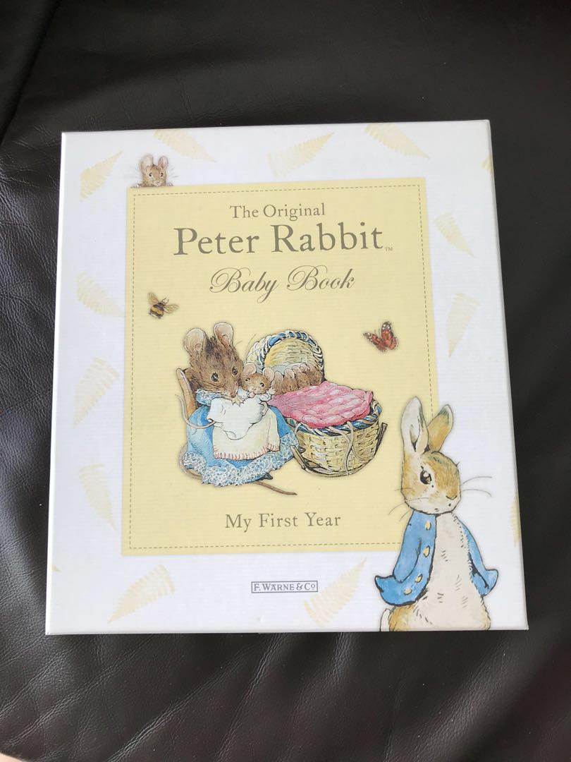 The Original Peter Rabbit Baby Book My First Year Hobbies