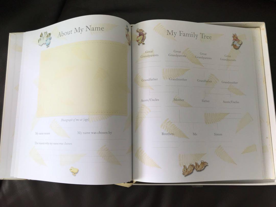 The Original Peter Rabbit Baby Book My First Year Hobbies