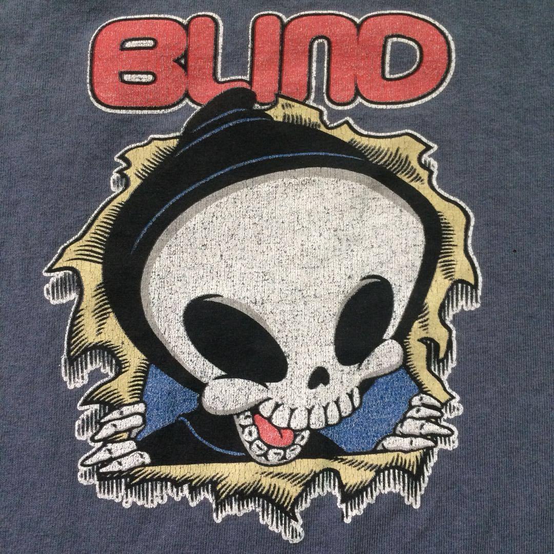 Vintage 90s blind skateboard t shirt Men s Fashion Tops Sets