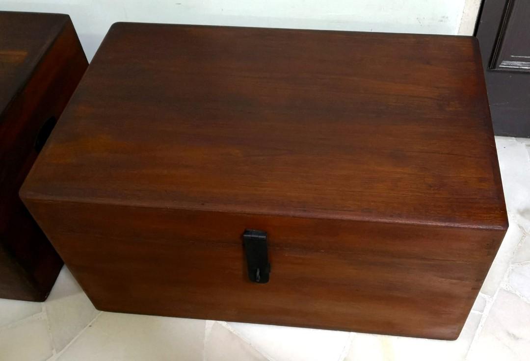 wooden chest box