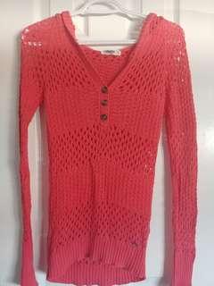 Women's hooded sheer sweatshirt (s)