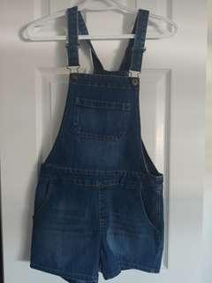 Women's demin overalls (xs)
