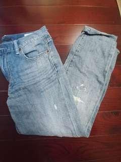 Women's boyfriend fit ankle length jeans (23inch)