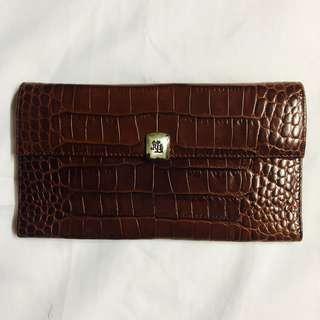 Authentic Ralph Lauren Long Croc Wallet