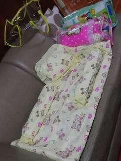 Crib Set for Babies Blanket Pillows Infant Newborn Toddler Kids Maternity