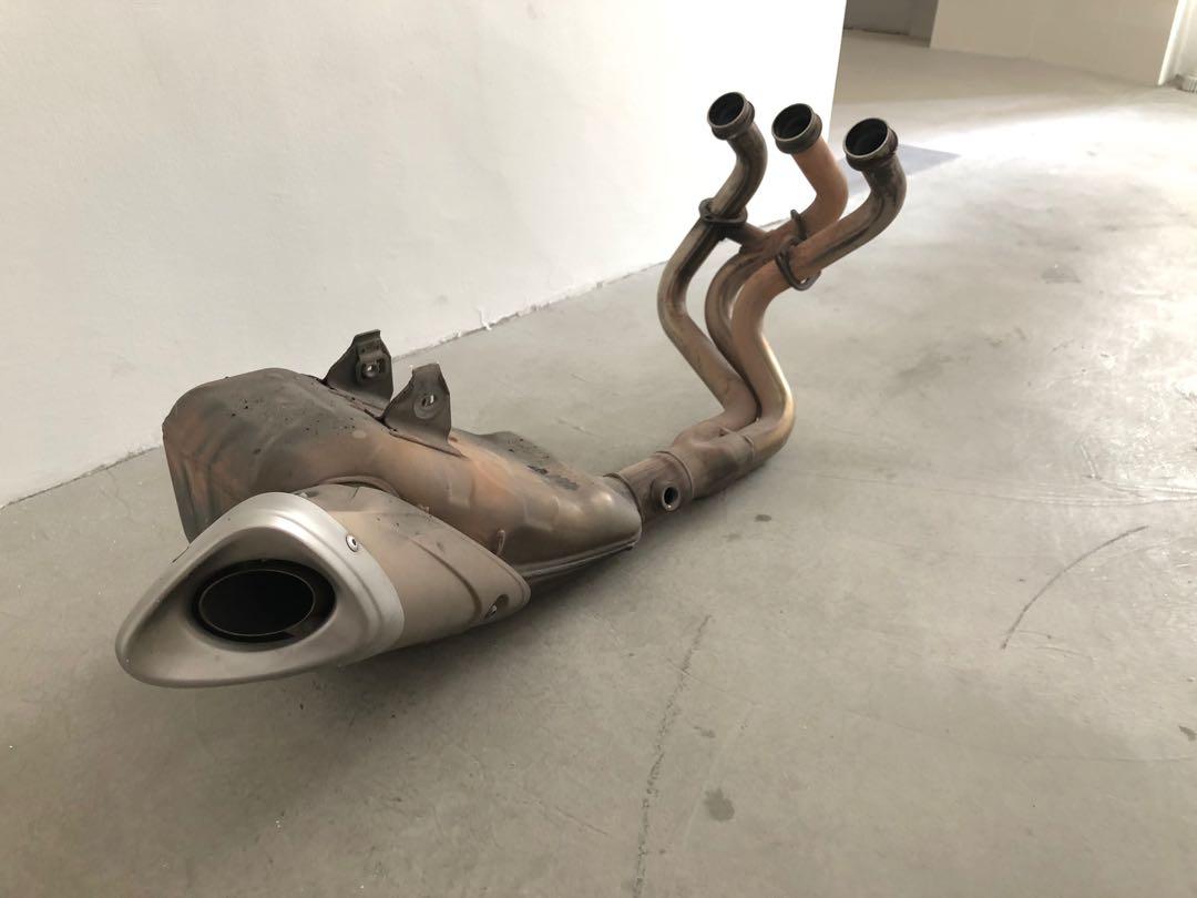 Mt 09 Stock Exhaust 2024 www.alhudapk