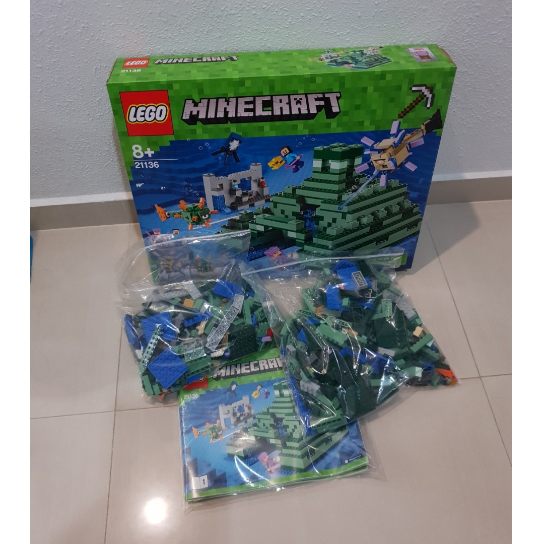 21136 LEGO Minecraft The Ocean Monument Toys Hobbies Toys
