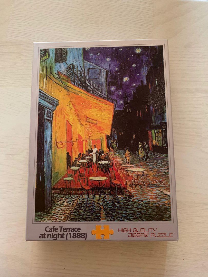500 Pieces Puzzle Cafe Terrace At Night Everything Else On Carousell