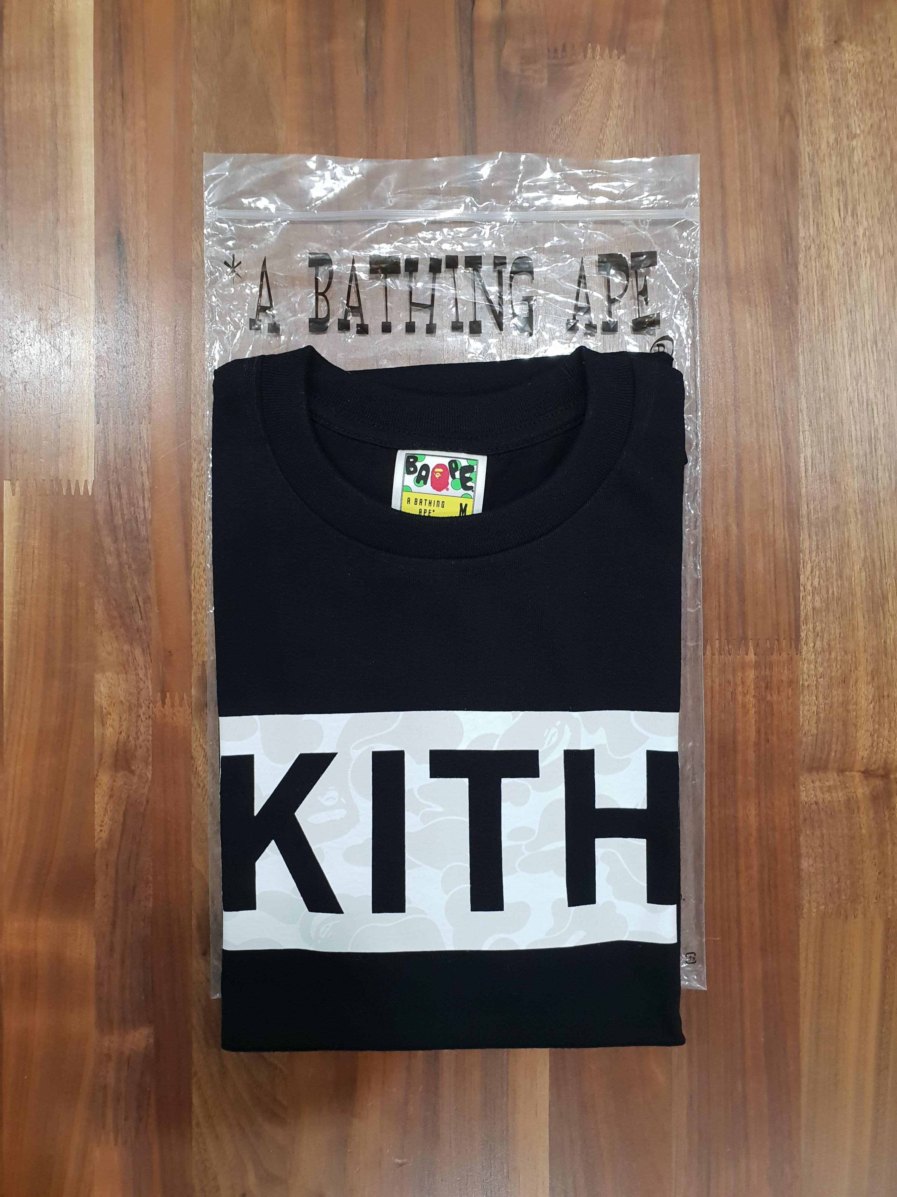 A Bathing Ape Bape x Kith Camo Tee