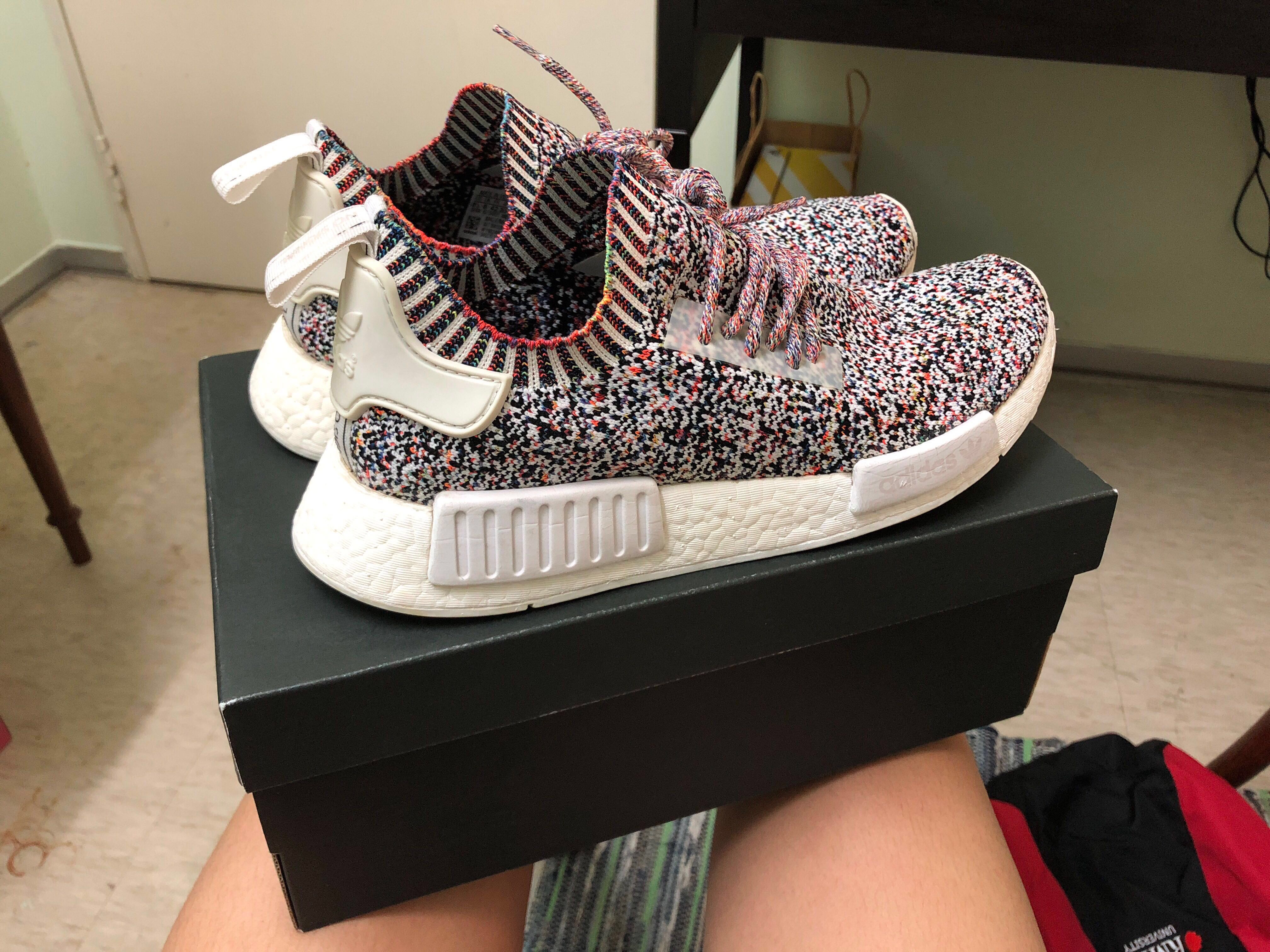 stak At sige sandheden personificering Adidas NMD R1 PK “Color Static”, Men's Fashion, Footwear, Sneakers on  Carousell