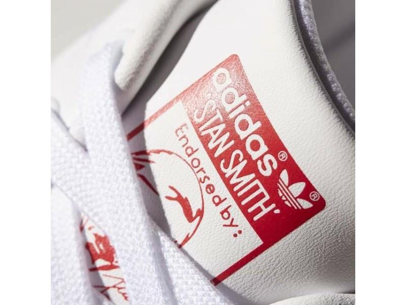 Adidas Stansmith white red kode art M20326 Fesyen Pria Sepatu