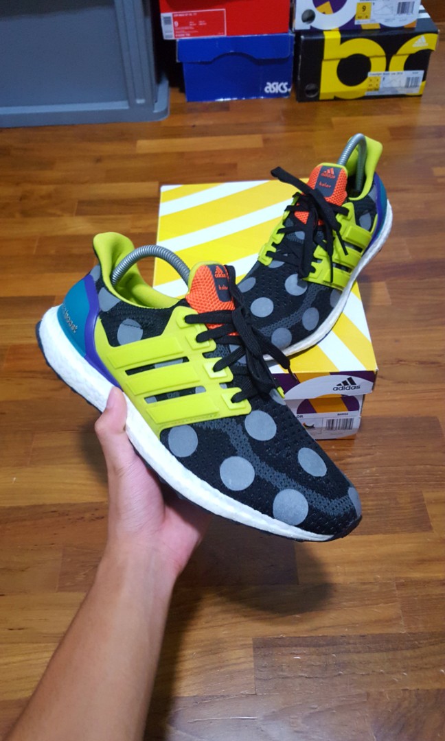 Adidas x Kolor Ultraboost 2.0 Polka Dot US 8.5 Men s Fashion Footwear Sneakers on Carousell