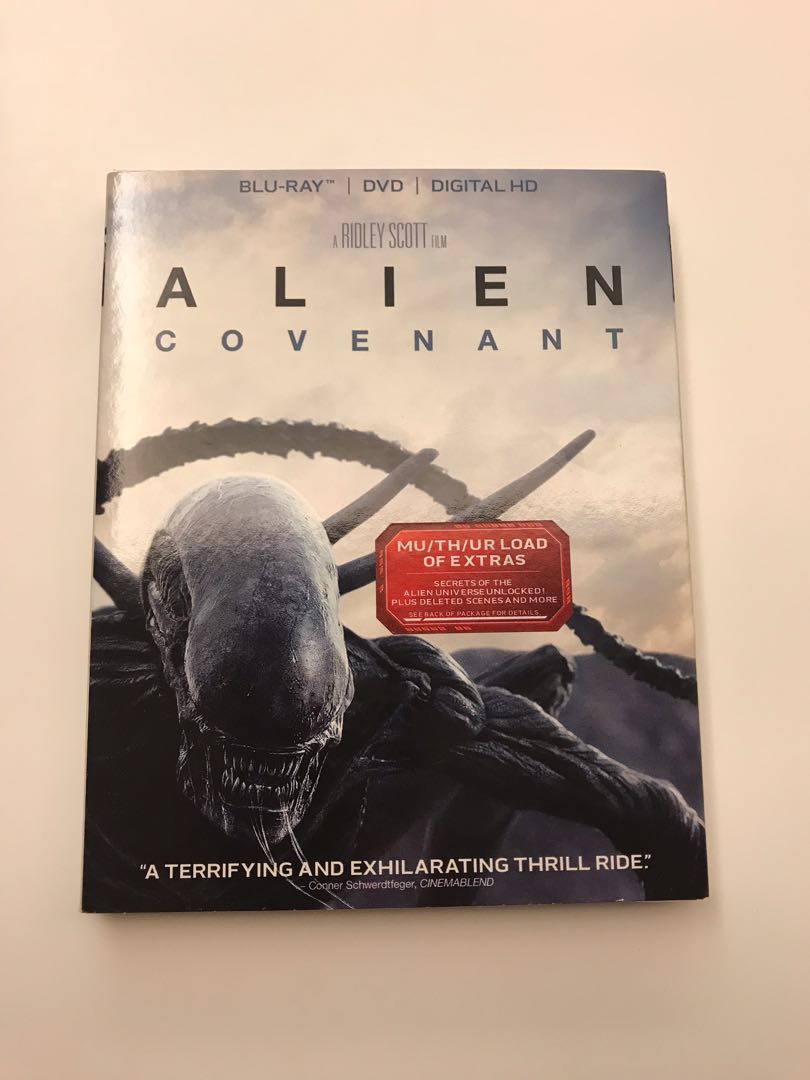 Alien Covenant Bluray Dvd Music Media Cds Dvds Other Media On Carousell