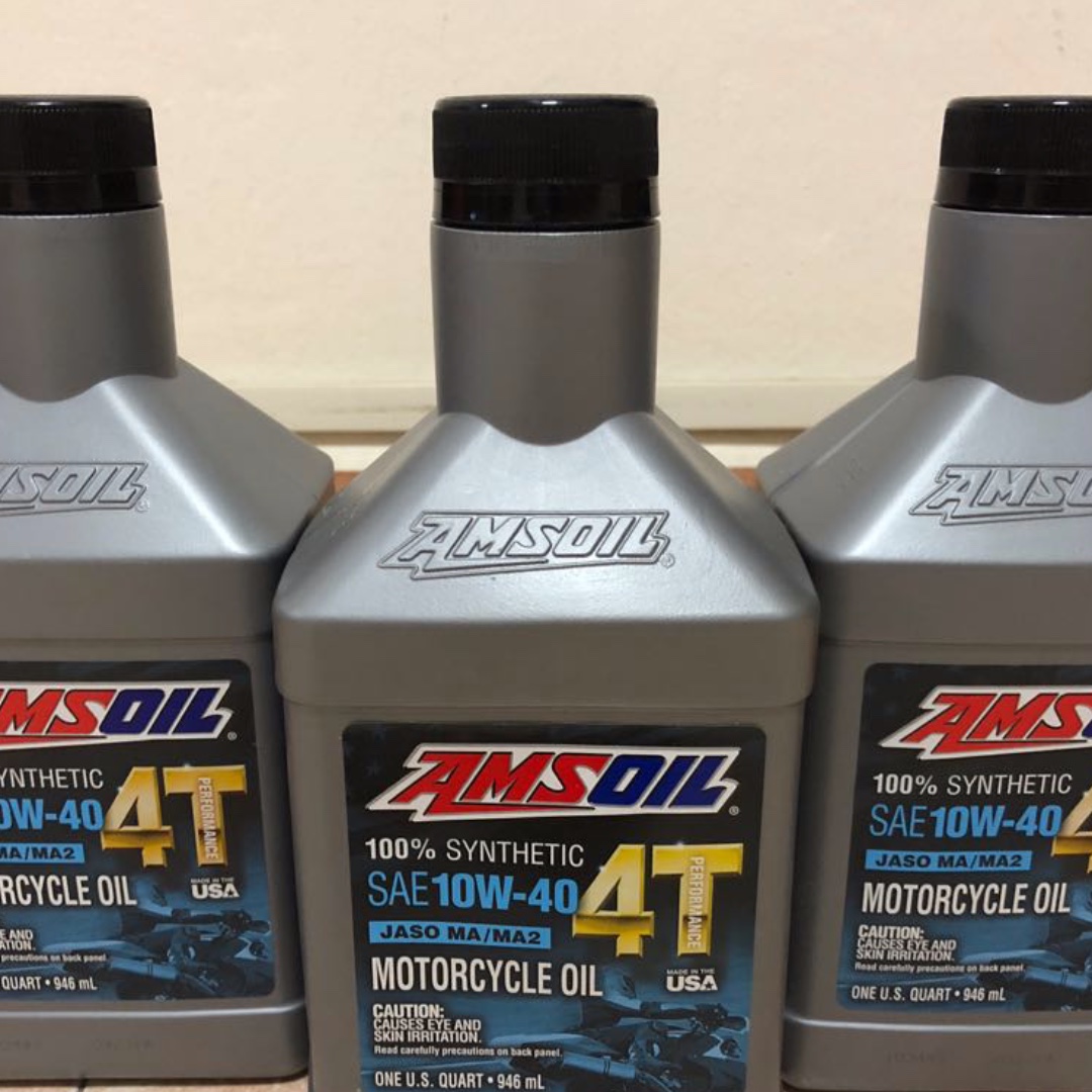 Amsoil 4t Performance Engine Oil Motorcycles Motorcycle Accessories On Carousell