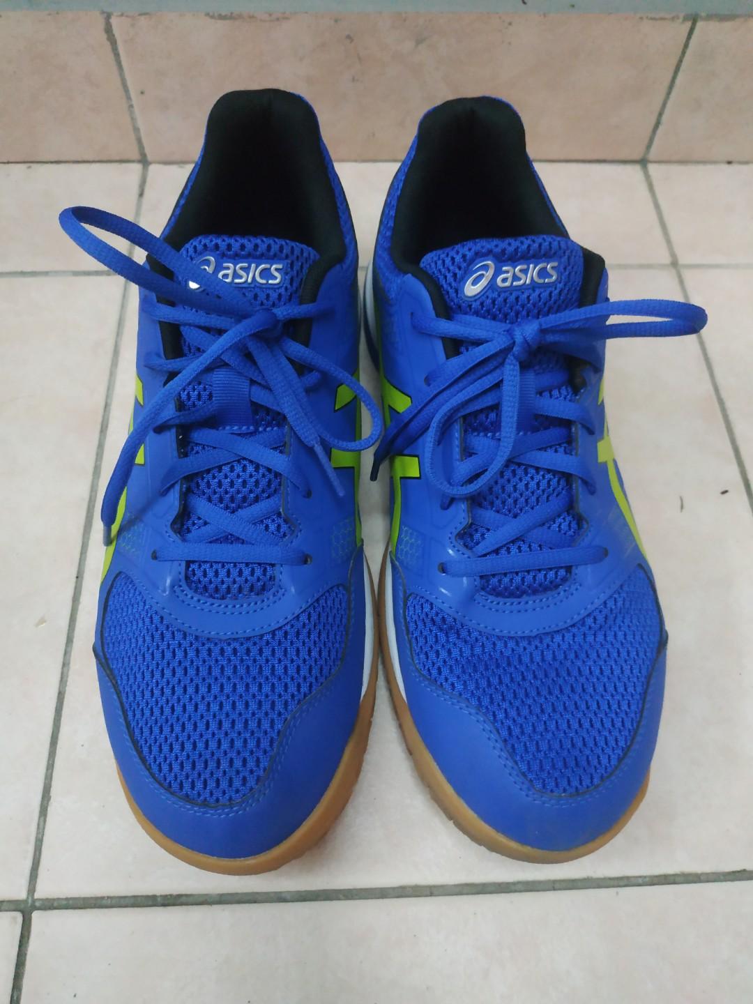 Asics Gel Rocket 8 Blue Yellow Men s Fashion Footwear Sneakers