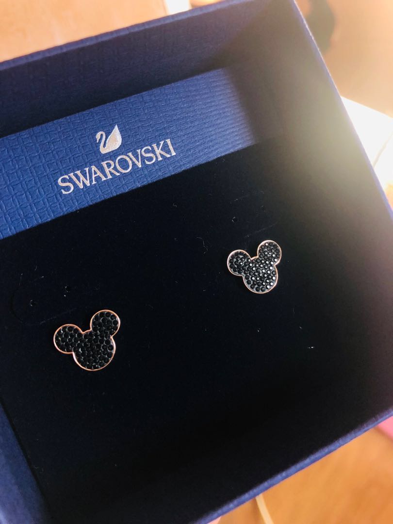 Mickey swarovski earrings top