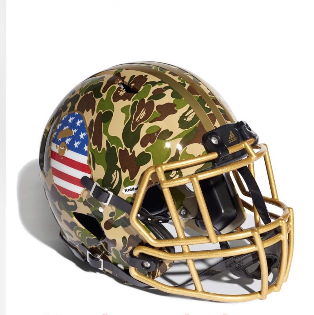 bape football helmet