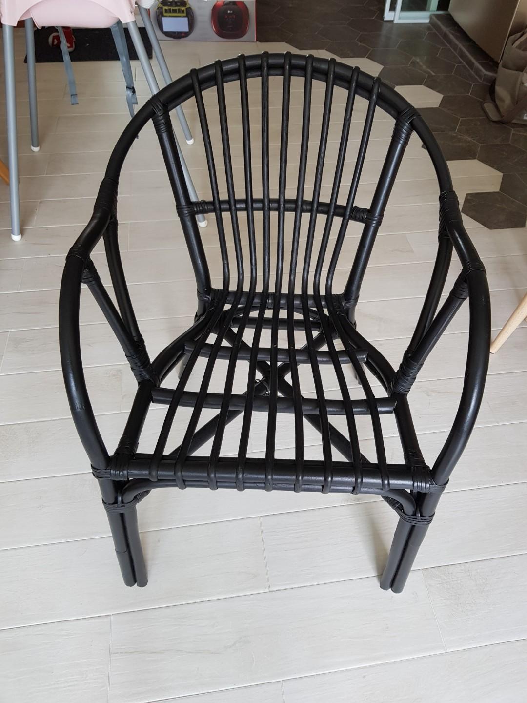 Black Rattan Chair Ikea