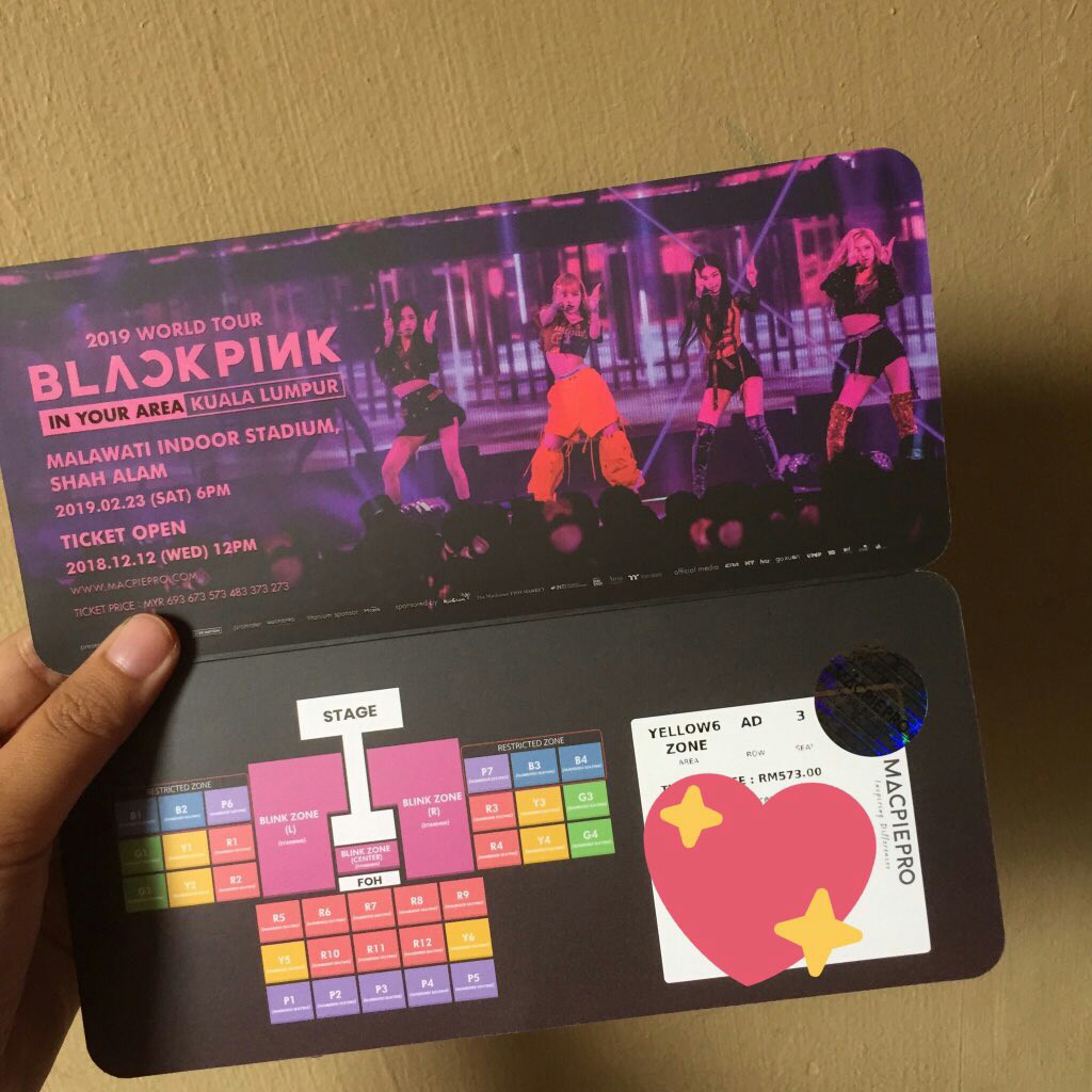 Blackpink Concert Ticket, Hobbies & Toys, Collectibles & Memorabilia, KWave on Carousell