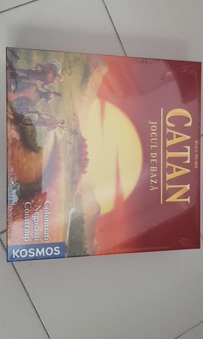 BNIB Catan Board Game (Romanian), Hobbies & Toys, Toys & Games on Carousell