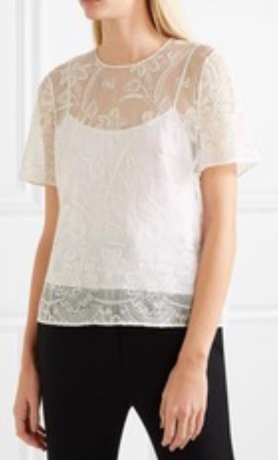 burberry lace shirt
