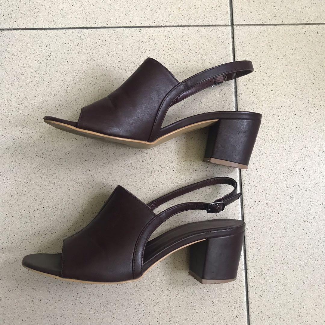 slingback clog heels