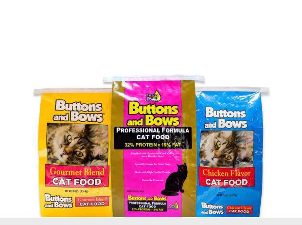 Buttons And Bows Cat Dry Food Pet Supplies For Cats Cat Food