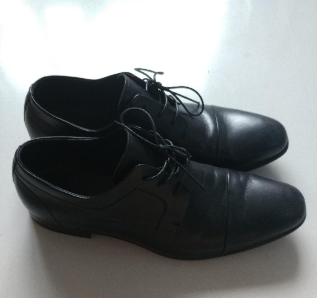 calvin klein leather shoes