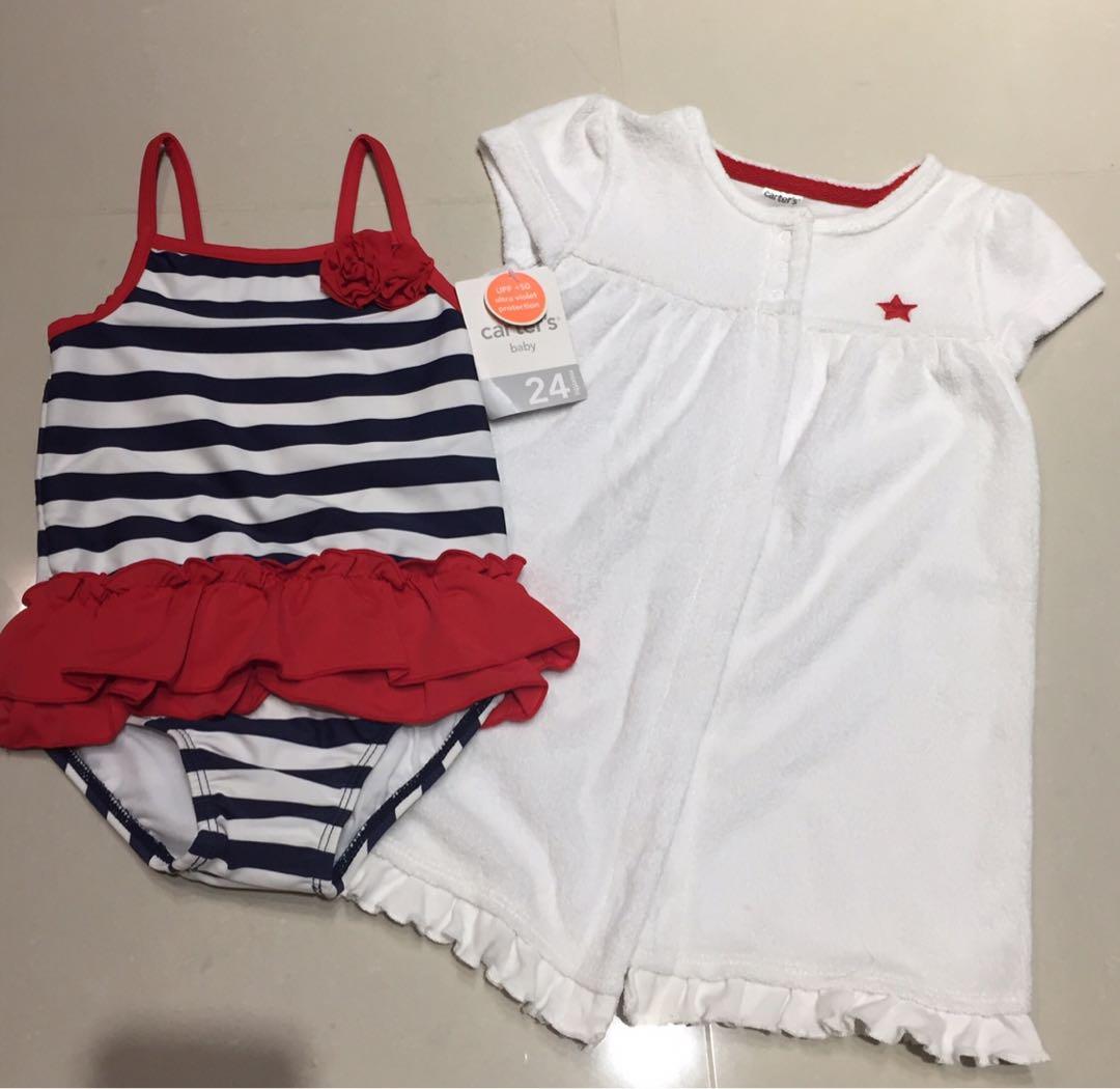swimsuit with matching robe