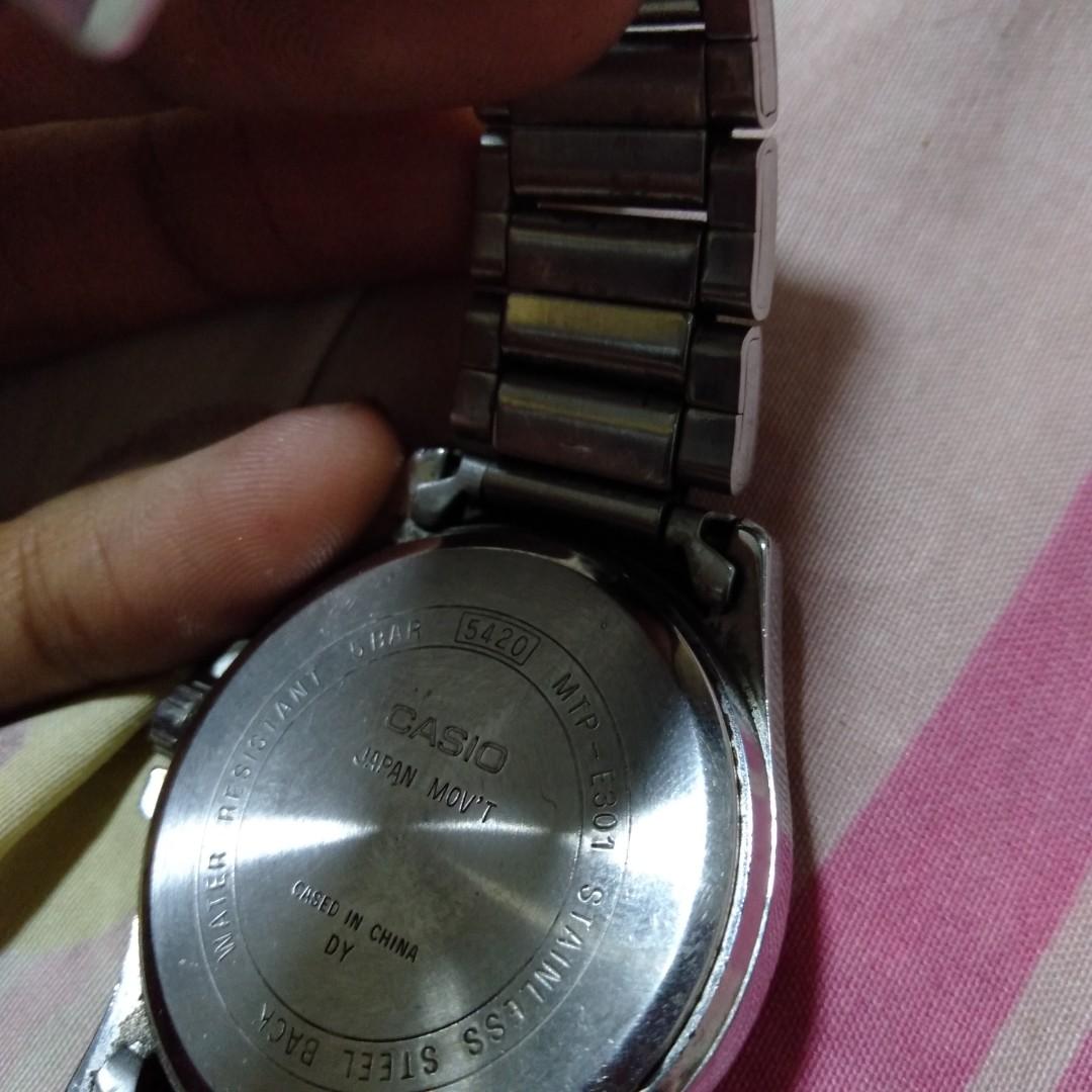 Casio original siri no MTP E301 Men s Fashion Watches Accessories Watches on Carousell