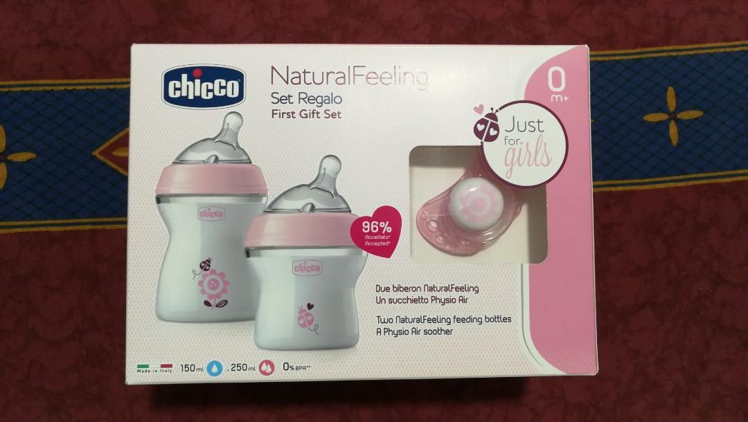 pink feeding Set Natural feeling
