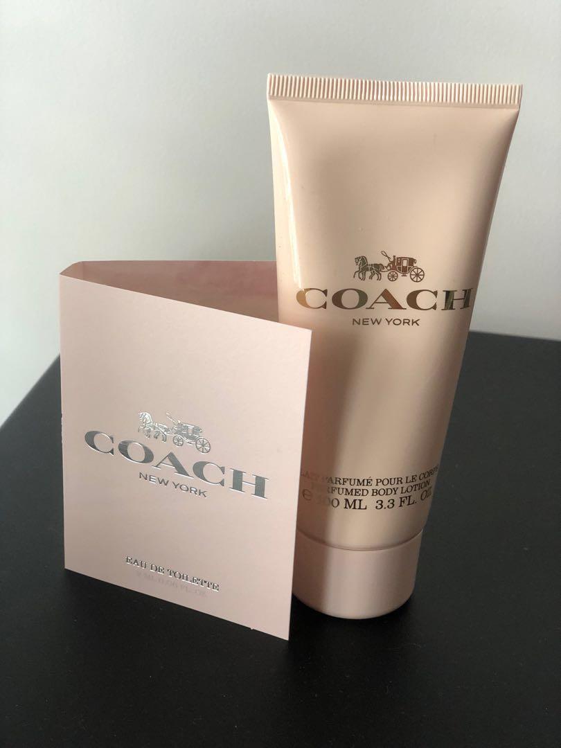 Coach perfume and clearance lotion set