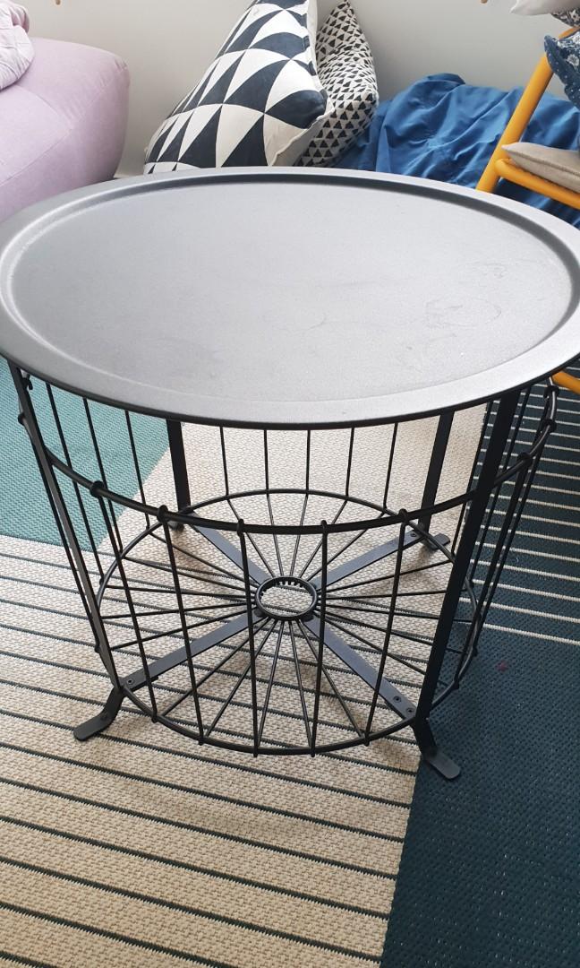 Ikea Gualov Storage Table Pickup B4 Cny W Discount Furniture Tables Chairs On Carousell