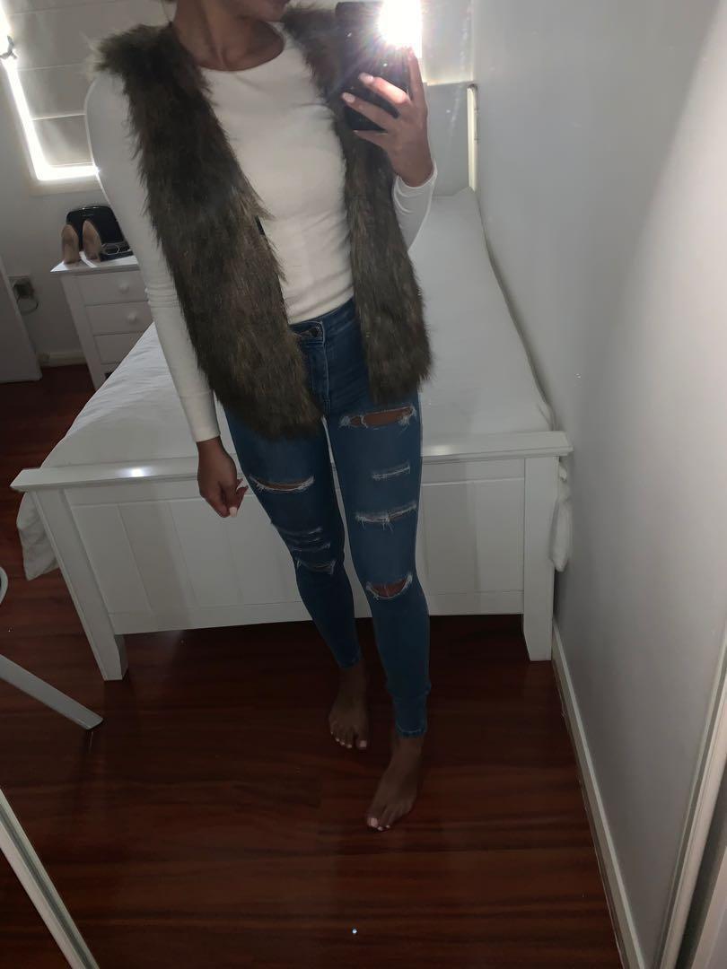 dotti fur vest