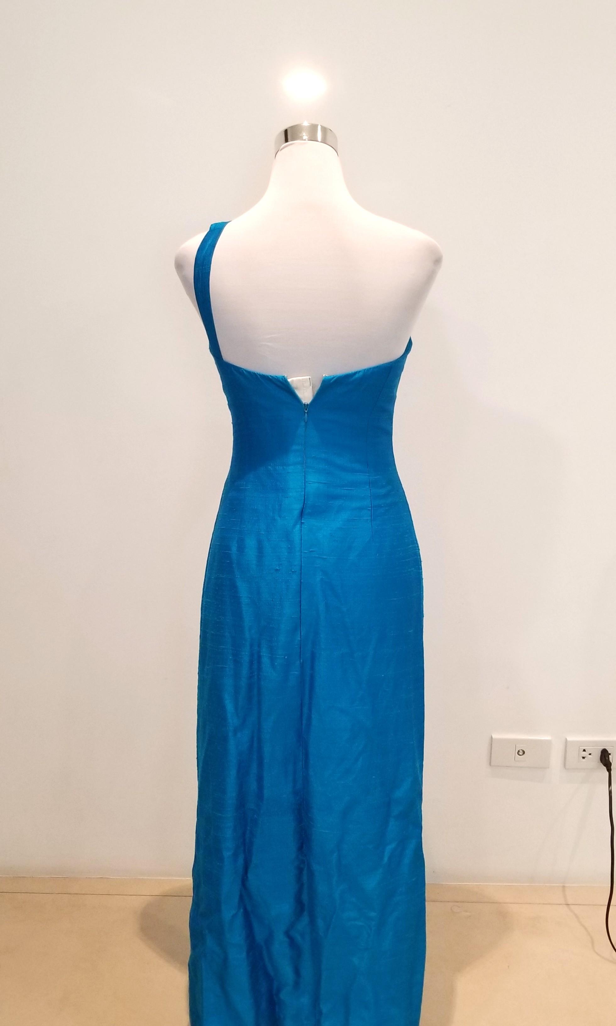 eric pineda turqoise blue gown Women s Fashion Dresses Sets Evening dresses gowns on Carousell