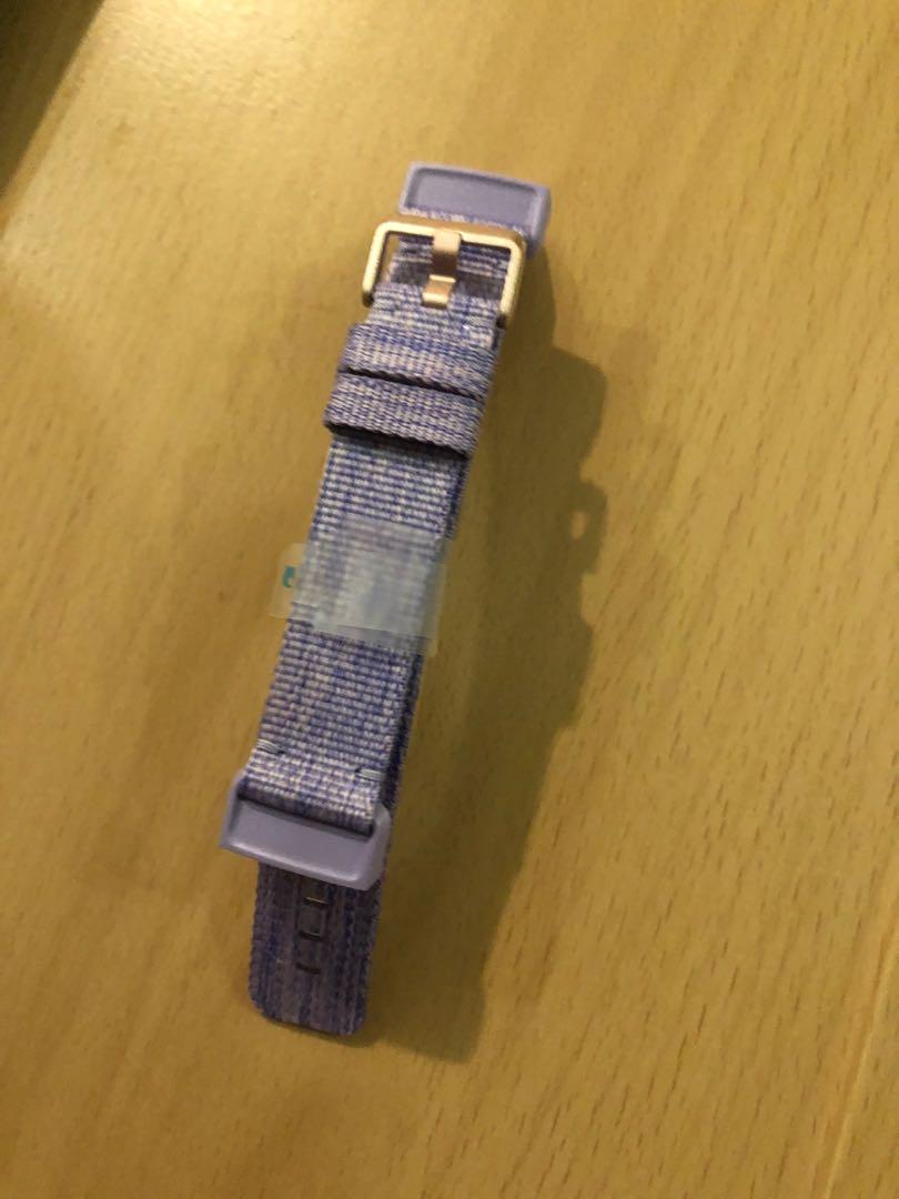 fitbit charge 3 lavender woven strap