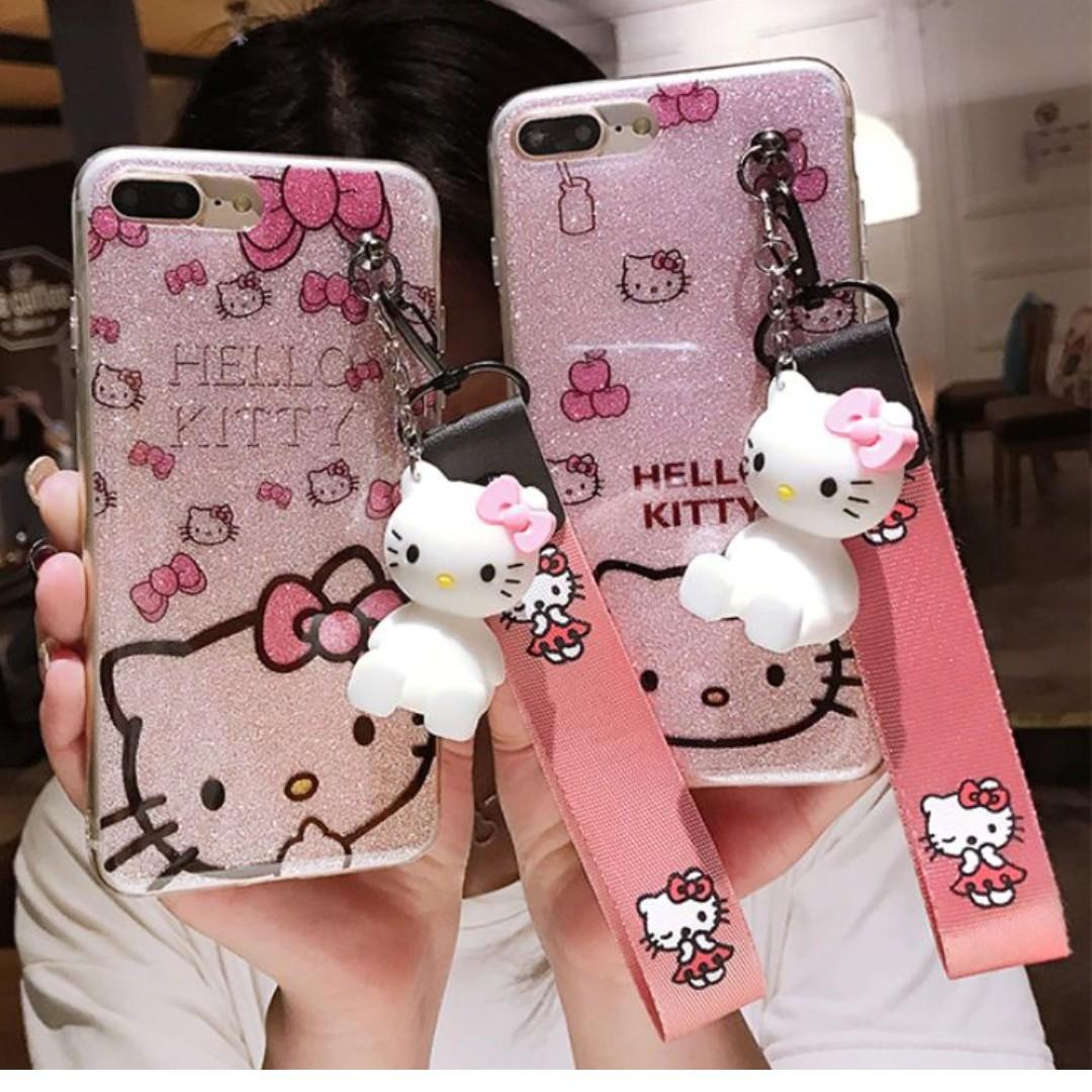 Free Delivery Hello Kitty Iphone Case With Strap Mobile Phones Tablets Mobile Tablet Accessories Cases Sleeves On Carousell