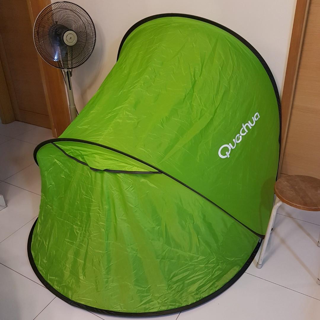 Freestanding Tent QUECHUA 2 seconds XL pop up camping shelter with door
