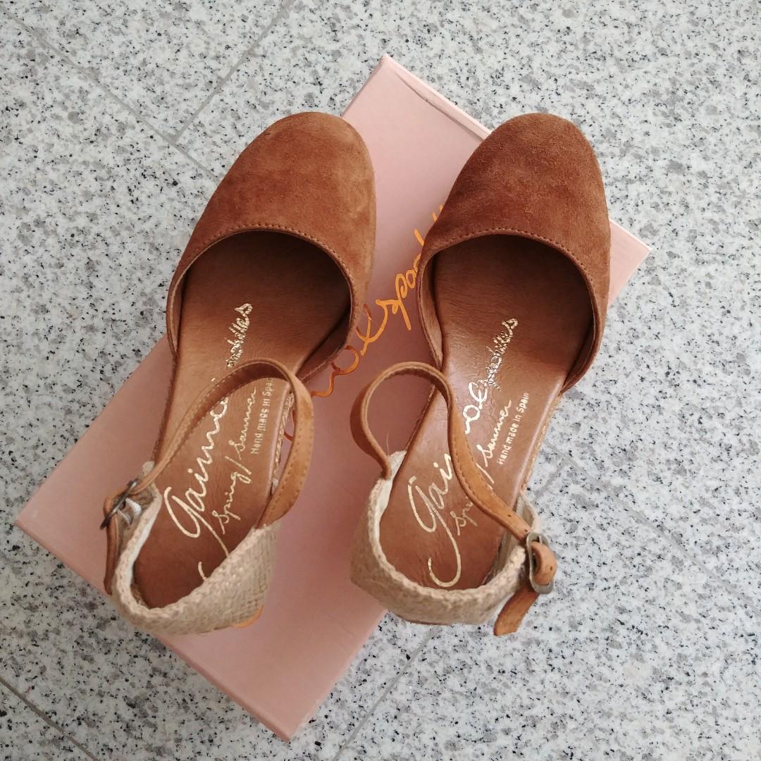 GAIMO Leather Espadrilles 37