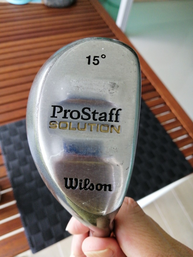 Golf Club Driving Hybrid Sports Equipment On Carou Photo