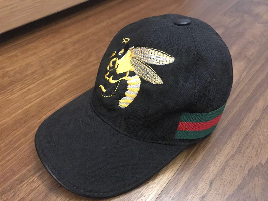 Gucci Black Bee Fashion, Watches & Accessories, Caps Hats on