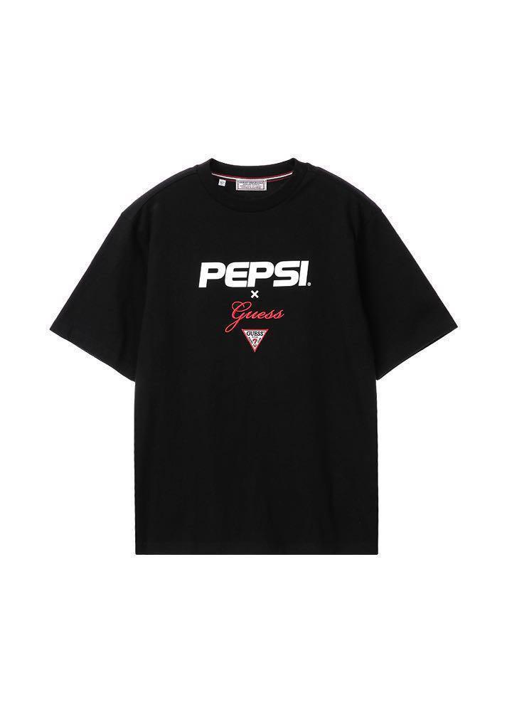 Guess x Pepsi Tee Men s Fashion Tops Sets Tshirts Polo Shirts on Carousell